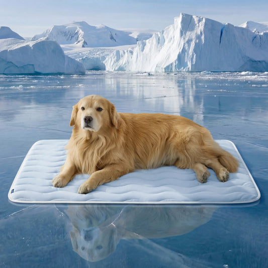 Bedsure Cooling Thin & Thick Mat for Dogs – Q-MAX>0.4 Washable Pet Cooling Pad, No Gel, No Electric, Non-Slip Summer Crate Bed for Large Dogs Summervibes