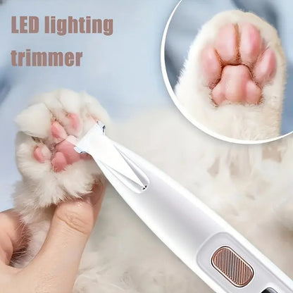 Rechargeable Pet Hair Trimmer Kit, Pet Paw Trimmer, Cordless Quiet Dog Trimmer for Grooming with LED Light, Small Dog Grooming Clippers for Dogs & Cats, Pet Grooming Tool,Waterproof, Low Noise Pet Shaver,#Summervibes #Petlovers