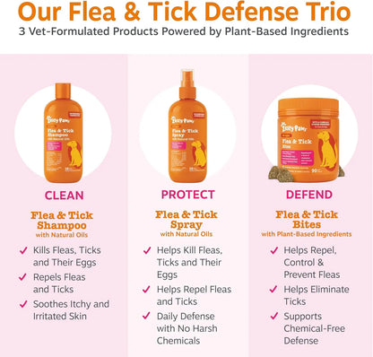Paws Flea & Tick Removal Shampoo for Dogs